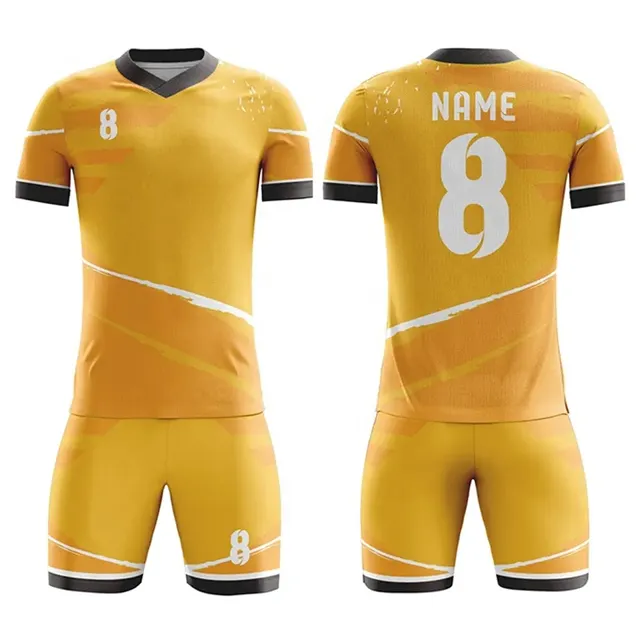 Chất Lượng Cao Tùy Chỉnh Thiết Kế Thanh Niên Bóng Đá Jersey Set T Áo Sơ Mi Đồng Phục Đội Bóng Đá Jersey Người Đàn Ông Retro Câu Lạc Bộ Bóng Đá Mặc