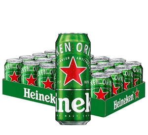Latas de Heineken de Calidad Premium, 330 ml, Paquete de 24 - Product Image 1