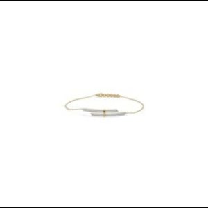 Bracelet élégant pour femme en or plaqué 18 carats avec diamants CVD, clarté EF VS VVS, 0,34 ct, léger, chaîne réglable, fabrication fine - Product Image 1