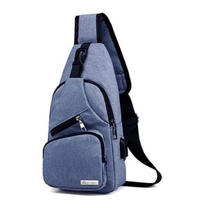 Bluelander impermeabile USB antifurto zaino a tracolla borsa a tracolla per i viaggi - Product Image 1