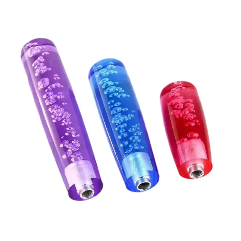 Xe pha lê Gear Shift Knob chiếu sáng Kim cương hình Shift Knob LED Gear Shift Knob