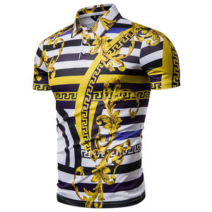 Polo de diseño liso de talla grande para hombre - Product Image 4