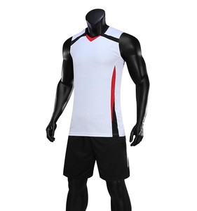 Conjuntos de Uniformes de Voleibol de Jersey de Poliéster para Mujer y Hombre, Impresión por Sublimación Profesional, Secado Rápido, Transpirable, al por Mayor - Product Image 3