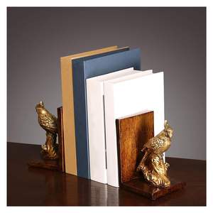 Sujetalibros Metálicos Decorativos Resistentes para Decoración del Hogar, Estante de Escritorio, Soporte para Libros, Venta al por Mayor, Tendencia - Product Image 1