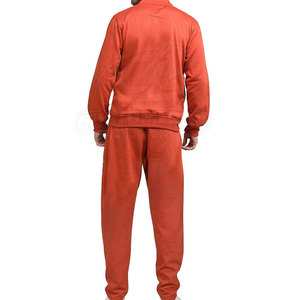 Wholesale Eco-Friendly 100% Cotton Printed Custom Logo Solid Casual <b>Men</b> Tracksuit Fleece <b>Jogger</b> Pants <b>Gym</b> Two Piece Set for - Product Image 3