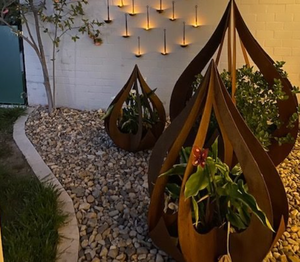 Escultura Abstracta Digital de Corten para Exteriores, Estatua de Metal Personalizada para Jardín, Decoración de Hierro Oxidado para Paisajes de Parques - Product Image 5