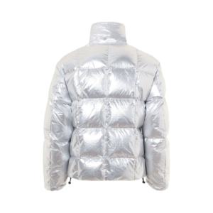 Veste matelassée personnalisée à capuche pour homme avec col montant, nouvelle conception, logo personnalisé, vente en gros - Product Image 3