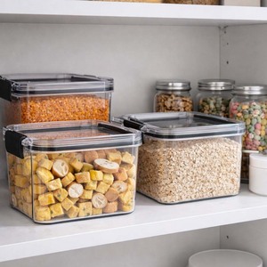 CASAMAX WL Contenant hermétique rectangulaire. 680ml Rangement de cuisine. Conteneur en acrylique anti-fuite de 10,5 x 17 cm. - Product Image 3