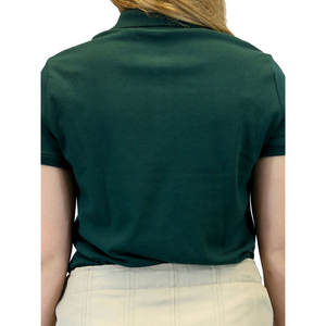 เสื้อยืดแขนสั้นผ้าคอตตอนผสมสำหรับผู้หญิง สีชมพูล้วน ปักลายตามสั่ง แห้งเร็ว ระบายอากาศได้ดี - Product Image 6