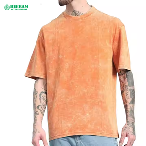 T-shirts d'été personnalisés pour hommes, en polyester/coton, respirants, coupe ample, écologiques, prix abordable, conception OEM, vente en gros - Product Image 1