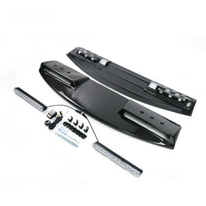 Accesorios para automóviles de alta calidad, luz de advertencia de estilo de fibra de carbono de reflector apta para <span class=keywords><strong>Land</strong></span> <span class=keywords><strong>Rover</strong></span> <span class=keywords><strong>Defender</strong></span> L663 12V, luz alta - Product Image 1