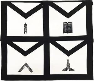 <b>Masonic</b> Funeral Members Regalia Set Hand Embroidered Collar Apron & <b>Case</b> Royal Arch Full Dressed OEM Customized Durable - Product Image 4