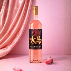 Fire Horse - Vin rosé semi-sec |   100% Tempranillo 11% ABV 750ml |   Vin rosé espagnol - Product Image 3