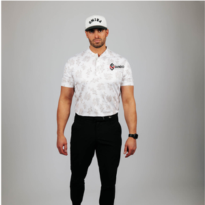เสื้อโปโลสำหรับผู้ชายเสื้อคอตตอนโพลีเอสเตอร์พิมพ์ลายสำหรับผู้หญิงและผู้ชายกอล์ฟธรรมดาปักโลโก้ - Product Image 1