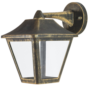 Lámpara de pared para exterior Tradición Down E27 IP44 de aluminio, color oro antiguo (Ledvance 452352) - Product Image 1