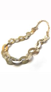 Collar de cuerno de buey de búfalo natural de tendencia superior para niñas y mujeres Joyas únicas de estilo Animal de la India - Product Image 4