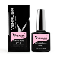 Venalisa Nail Arts Cadeau de Noël 7,5 ml – Base et Top Coat Caoutchouc Camouflage Couleur UV/LED Soak Off pour Designs d'Ongles en Gel Laqué