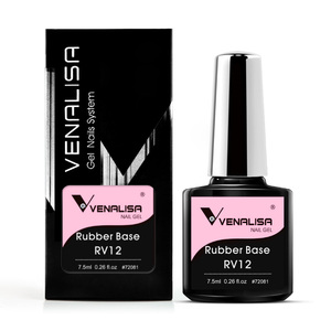 Venalisa Nail Arts Christmas Gift 7.5ML Soak Off UV/LED Camouflage Color Rubber Base <strong>Top</strong> <strong>Coat</strong> for Gel Lacquer Nail Designs - Product Image 6