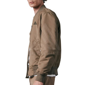 Chaquetas de bombardero para hombre hechas a medida de la mejor calidad, hechas en Pakistán, MOQ bajo, cuello levantado, estilo callejero, patrón de letras, precio barato - Product Image 4