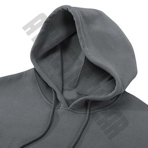 เสื้อมีฮู้ดผ้าฟลีซโอเวอร์ไซส์สำหรับผู้หญิงคอตตอนมีฮู้ดแบบสวมศีรษะปรับได้ตามต้องการเทคนิคซักกรดแบบได้ - Product Image 3