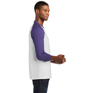 T-shirt unisexe à manches 3/4 raglan coupe ample de qualité supérieure Next Level - Product Image 6