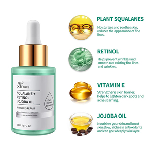 Huile pour le visage à l'huile de squalane 100% pure, marque privée, avec huile de <span class=keywords><strong>rose</strong></span> <span class=keywords><strong>musquée</strong></span>, rétinol, curcuma, réduit les cicatrices, anti-rides, hydratante - Product Image 4
