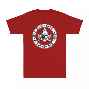 Master Widow's Son Mason Worldwide Skull Compass Square Masonic Camiseta para hombre Camisas de manga corta hechas a medida de alta calidad - Product Image 4