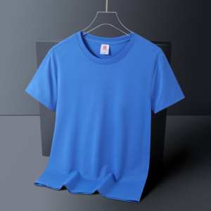 Design 220 Gsm Combed Cotton Tshirt Tee Round Neck Organic Cotton Printed <b>Heavyweight</b> Blank <b>T</b> <b>Shirt</b> Plus Size <b>T</b>-<b>shirt</b> for <b>men</b> - Product Image 5