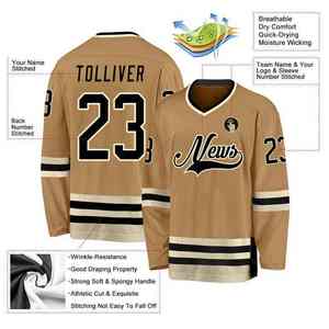 Premium Hommes Hockey Sur Glace Jersey Chemise Personnalisée Sublimation Logo 100% Polyester À Manches Longues Sportswear Équipe Uniforme Approvisionnement En Gros - Product Image 2
