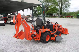 Kubota BX23S Wheel Tractor with Mower and Backhoe Loader New and Used Including Essential <b>Accessories</b> - Product Image 3
