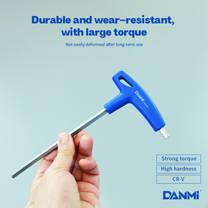 דאנמי פלסטיק ידית ראש שטוח ראש t אלן ברגים משושה 2/2.5/3/4/5/6/8/10 מ "מ שטוח סוף משושה קצה הברגה t בר מנהל התקן - Product Image 4