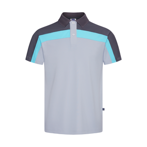 Chemises polo de coupe régulière pour hommes Chemises polo de golf en polyester évacuant l'humidité Chemise à manches courtes Uniforme Vêtements pour hommes - Product Image 1