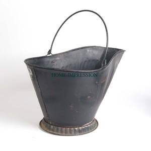 Seau à charbon en métal d'excellente qualité, fait à la main, en gros, de créateur, classique, élégant, Offre Spéciale jardin, seau à cendres - Product Image 1