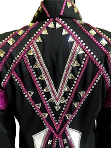 เสื้อแจ็คเก็ตขี่ม้าแบบมีซิปปิดที่หรูหราและมีสไตล์แบบพรีเมี่ยมสำหรับการขี่ม้าแบบตะวันตก - Product Image 5