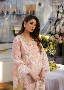 Robes de fête de mariage personnalisées pour femmes, costumes attrayants de style indien Shalwar Kameez, décoration en dentelle pour adultes, logo personnalisé - Product Image 2