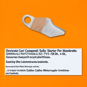 Déviateur de câbles de commande du démarreur pour Lambretta LI S3 + TV3 + SX + DL + Serveta, Plaque de guidage des câbles extérieurs, Commandes de moto - Product Image 3