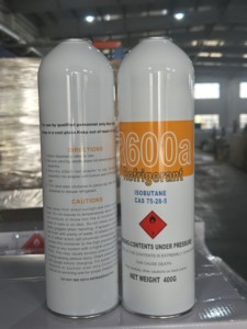 Gas Refrigerante R600a de Alta Calidad en Lata de 400g, Refrigerante Automotriz R600a, Refrigerante R600a y <span class=keywords><strong>R134a</strong></span> - Product Image 1