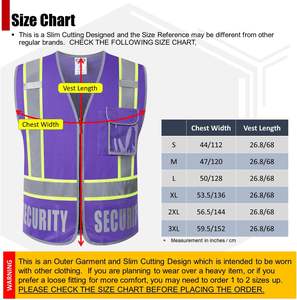 Gilet de sécurité pour hommes femmes gilet de sécurité réfléchissant avec 5 poches et maille à glissière avant haute visibilité - Product Image 5