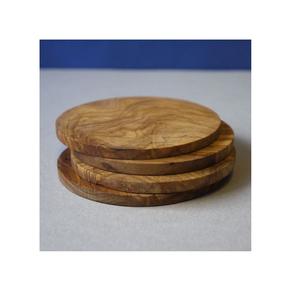 Juego de posavasos de madera fina personalizado más vendido, esteras redondas de tema Natural para té y café, precio a granel para uso doméstico o de oficina - Product Image 1