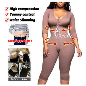 Body complet colombien gaines Shaper haute compression body post-opératoire post-partum Lipo <span class=keywords><strong>bras</strong></span> amincissant taille réduisant Shapewear - Product Image 4