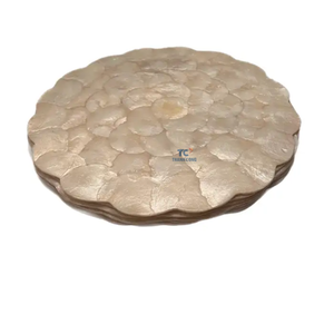 Ventes chaudes de sets de table vintage en nacre, sets de table ronds en nacre fabriqués au Vietnam - Product Image 5