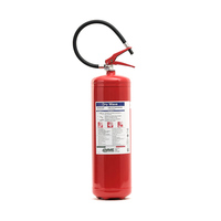 Extincteur à poudre en cylindre d'aluminium de 9 kg de haute qualité fabriqué en Italie, 55 a 233B C-UNI EN 3-7 EMME ANTINCENDIO