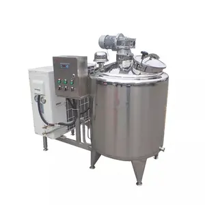 Sanitary Stainless Steel Storage Tank 500 Liter Milk Cooling Tank For Milk Machinery And Equipment