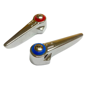 HDZ0025 มือจับก๊อกน้ำแบบก้านโยก รุ่นโมเดิร์น ผลิตจากสังกะสี ชุบโครเมียม ติดตั้งแบบขันเกลียว สำหรับเปลี่ยนก๊อกน้ำ T&S - Product Image 1