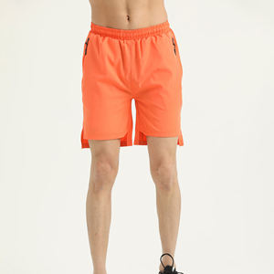 Shorts de course pour hommes décontracté solide Gym entraînement Fitness athlétique avec poches été Activewear séchage rapide - Product Image 4