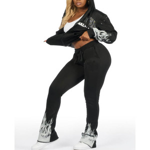 Conjunto Deportivo para Mujer, Chándal Atlético para Correr, Ropa Deportiva Cómoda y Transpirable para Entrenamiento, Fitness y Running - Product Image 4