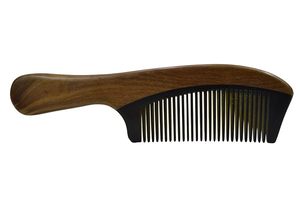 Peine de cuerno de madera clásico de alta calidad, cuerno de búfalo de moda, promueve la vitalidad del cabello, precio bajo, herramienta de belleza atemporal para el hogar - Product Image 4