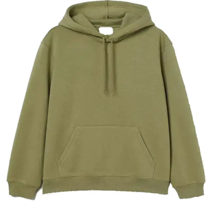 เสื้อมีฮู้ดผ้าฟลีซของผู้ชายผ้าฝ้าย100% ถักทอแบบเรียบ - Product Image 4