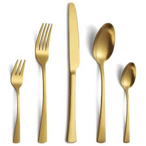 Ensemble de couverts en acier inoxydable Afrique Inde, best-seller, cuillère à dîner, fourchette, polissage mécanique, vaisselle en métal, ensembles de couverts - Product Image 3