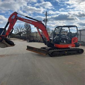 Pour Kubota KX057-4 Mini pelle utilisée en bon état 6ton poids de fonctionnement clé comprend moteur pompe moteur boîte de vitesses portant PLC - Product Image 2